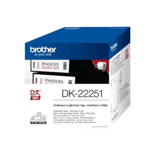 Brother Cont Ppr Rl 62mm Blk/Red/Wht