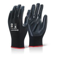 Nite Star Gloves Black Size 7