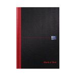 Black n Red Book Casebound 90gsm Smart Ruled 96pp A4 