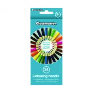 Classmaster Colour Pencils Asst Pk24