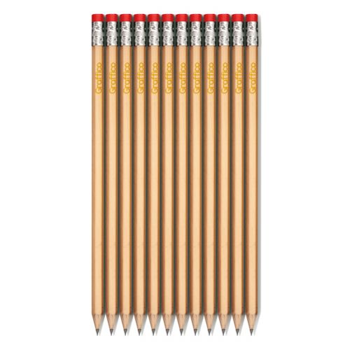 Graffico Eraser Tip Pencil Hb Pk12