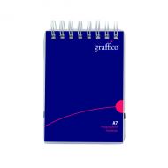 Graffico PP Twin-Wire Notebk A7 140P