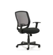 Mave Chair Black Mesh With Arms