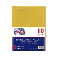 Pukka Bubble Envelopes Size G Gold PK10