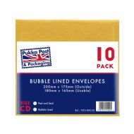 Pukka Bubble Envelopes Size CD Gold PK10