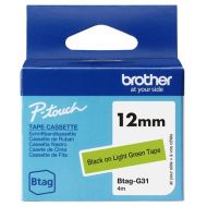 BrotherBTAGG31BkonLightGreenT12mm