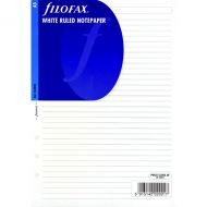 Filofax Inserts Wht Ruld Noteppr P25