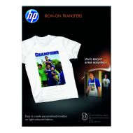HP Iron On Tshirt Transfers A4 Pk12