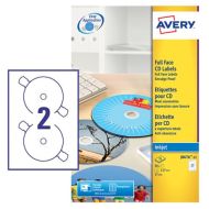 Avery CD/DVD Label 117mm Dia PK50