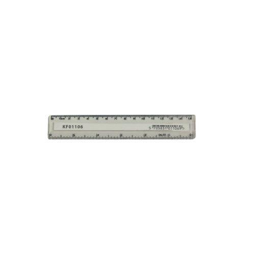 Q Connect Ruler 15cm Clear Pk10