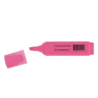 Q-Connect Highlighter Pen Pink Pk10