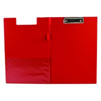 Q-Connect PVC Fold Clipboard FS Red