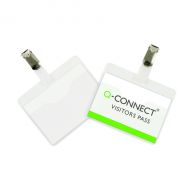 Q-Connect Visitor Badge Pack 25