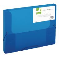 Q-Connect Elastic 25mm Folder A4 Blu
