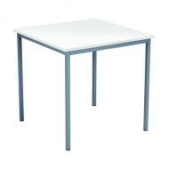 Serrion Square Table 750mm White