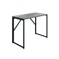 Jemini Folding Desk G/Oak/Black Leg