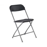 Titan Strt Back Folding Chair Char