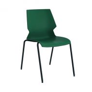 Jemini Uni 4 Leg Chair Green/Grey