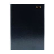 Desk Diary WTV A4 Black 2024