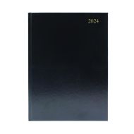 Desk Diary DPP Appt A5 Black 2024