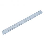 Plastic Shatterproof Ruler 45cm Clear