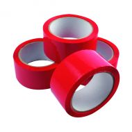 Polypropylene Tape 50mmx66m Red P6