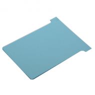 Nobo T-Card Size 2 Light Blue Pk100