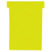 Nobo T-Card Size 3 Yellow Pk100