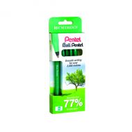 Pentel Ball R/ball Pens 2xBlk/Blu P4