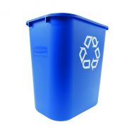 Recycling Wastebasket Med 26L Blue