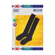 Status Black Travel Socks Sz 6-9 P10