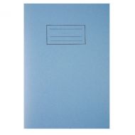 Silvine Blue A4 Lined Exercise Book