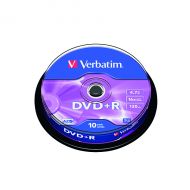 Verbatim DVD-R Spindle Silver Pk10
