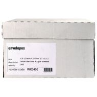 Envelope C5 Wdw SS White Boxed Pk500