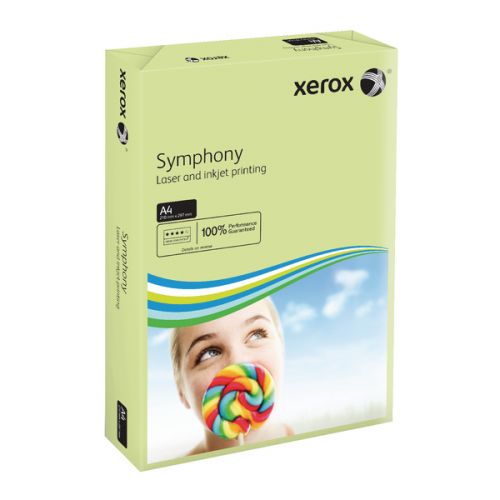 Xerox Symphony Col Card A4 Grn Pk250